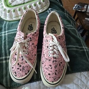 Vans Pink Cartoon Sneakers